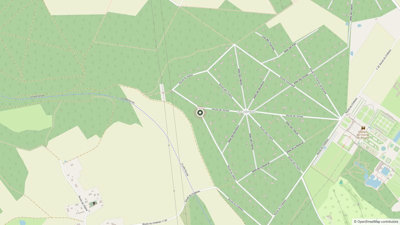 Carte de Sainte-Opportune-du-Bosc : le chalet est situé au lieu-dit Le Colombier, en bordure du parc du Domaine du Champ de Bataille